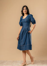 Isabelle Upcycled Denim Dress